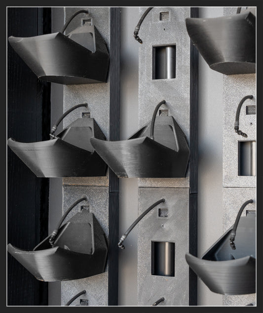 Modular Living Wall Cradle Placement
